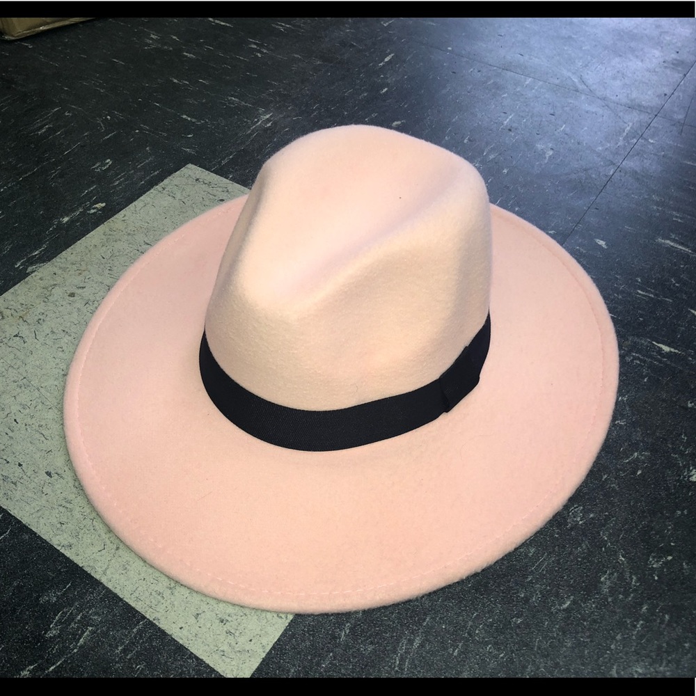 Wide brim pink Fedora - Picture 6 of 9